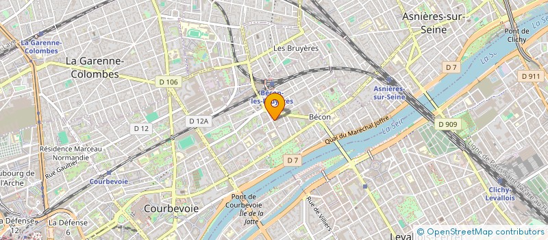 localisation de l'entreprise SYNDIC COPRO 112 BIS R ARMAND SILVESTRE  COURBEVOIE