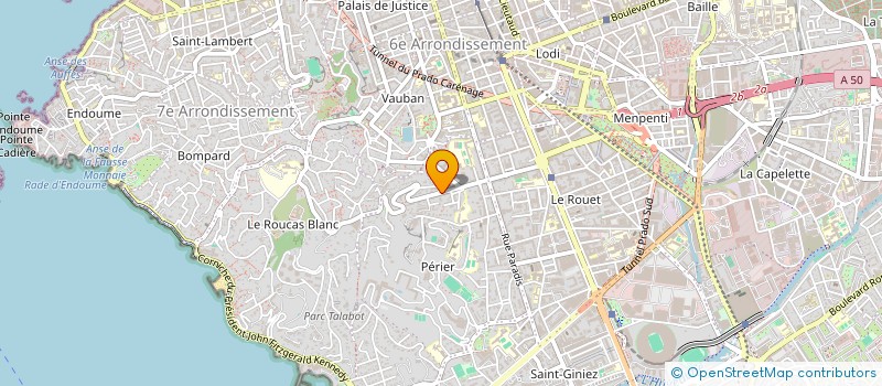 localisation de l'entreprise SYNDIC COPRO 121-123 BD PERIER à MARSEILLE