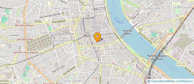 localisation de l'entreprise SYNDIC COPRO 155 R STE CATHERINE  BORDEAUX