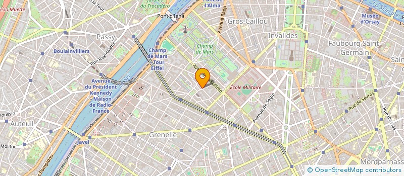 localisation de l'entreprise SYNDIC COPRO 16 22 RUE DUPLEIX  PARIS