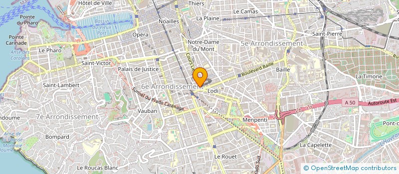 localisation de l'entreprise SYNDIC COPRO 178 CRS LIEUTAUD à MARSEILLE