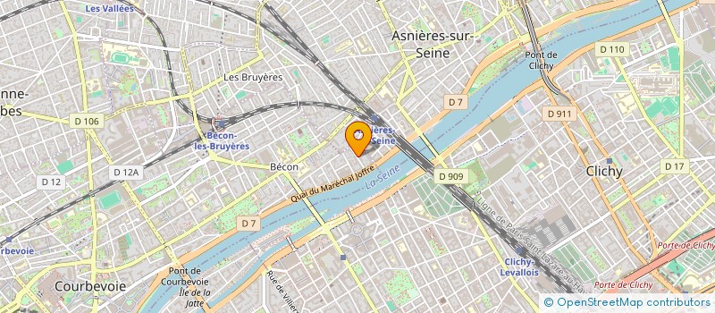 localisation de l'entreprise SYNDIC COPRO 18 R C ST SAENS 92 COURBEVO à COURBEVOIE