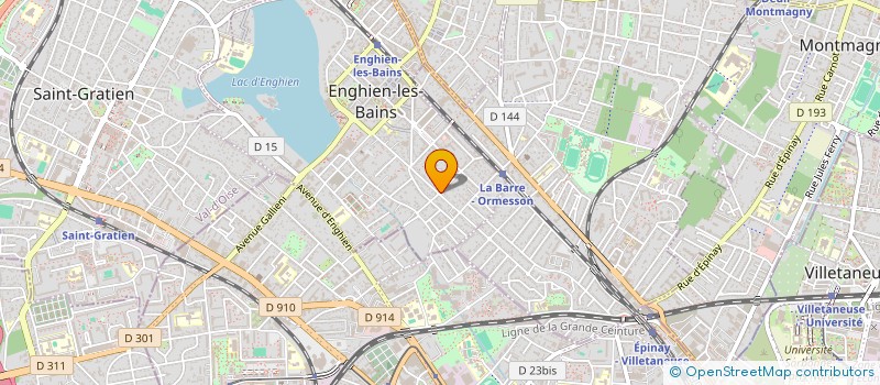 localisation de l'entreprise SYNDIC COPRO 18 RUE MAGINOT  ENGHIEN LES BAINS