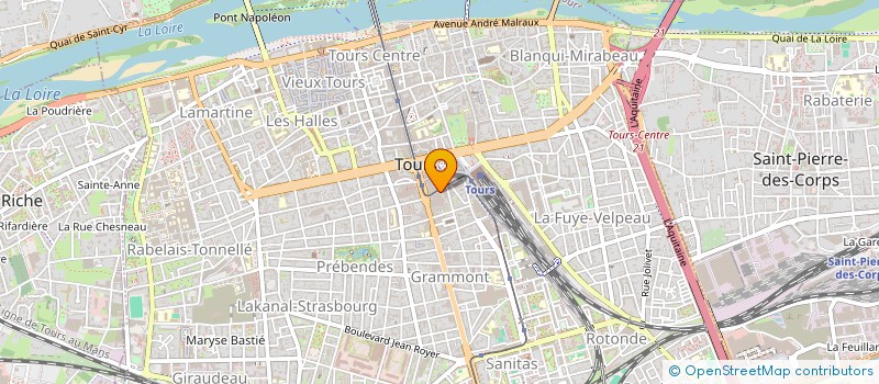 localisation de l'entreprise SYNDIC COPRO 19 RUE CHARLES GILLES  TOURS