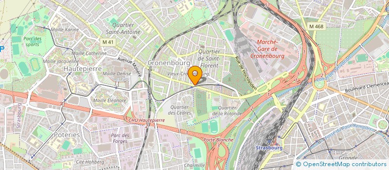 localisation de l'entreprise SYNDIC COPRO 1B RUE DES PINSONS à STRASBOURG