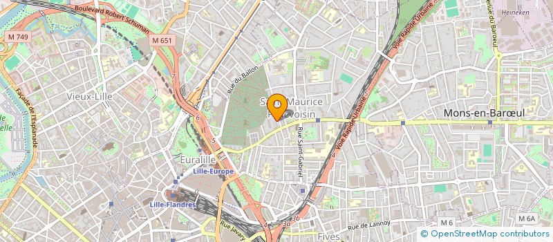 localisation de l'entreprise SYNDIC COPRO 1BIS-1TER R DE LA MADELEINE à LILLE