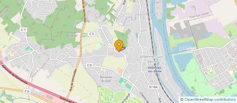 localisation de l'entreprise SYNDIC COPRO 2 ALL DE LA CRETE  VILLENNES-SUR-SEINE