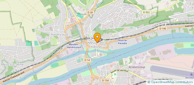 localisation de l'entreprise SYNDIC COPRO 2 AU 10 PL DES PENITENTS  MEULAN-EN-YVELINES