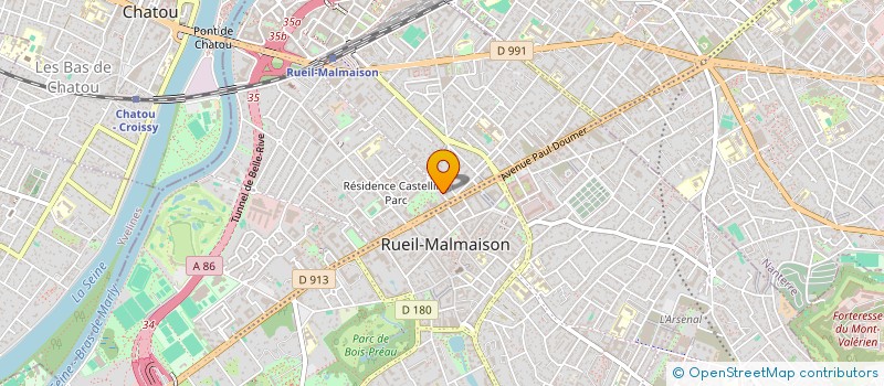 localisation de l'entreprise SYNDIC COPRO 2 BIS ET 4 AV ALBERT 1ER à RUEIL-MALMAISON