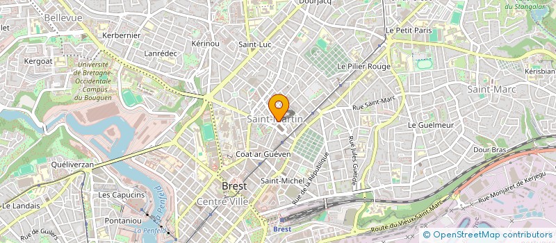 localisation de l'entreprise SYNDIC COPRO 2 R DANTON à BREST