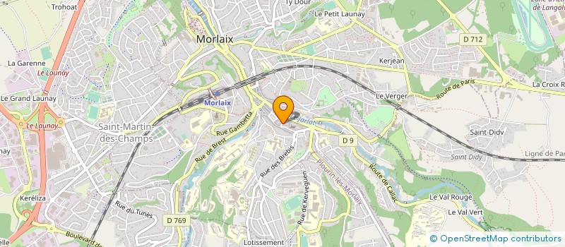 localisation de l'entreprise SYNDIC COPRO 2 VENEL AUX ARCHERS à MORLAIX