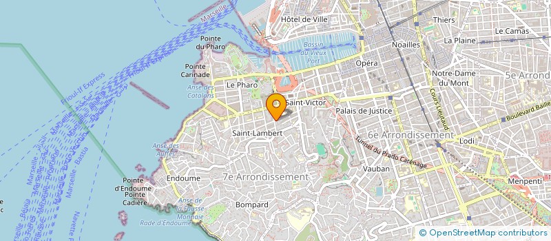 localisation de l'entreprise SYNDIC COPRO 20 RUE SAUVEUR TOBELEM à MARSEILLE