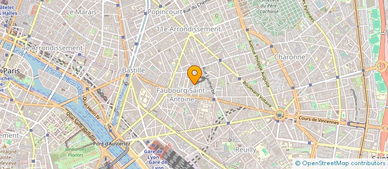 localisation de l'entreprise SYNDIC COPRO 21 RUE DE LA FORGE ROYALE  PARIS