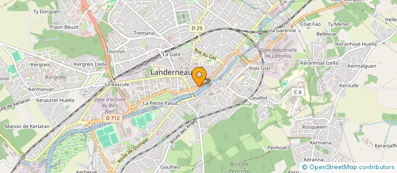 localisation de l'entreprise SYNDIC COPRO 22 QU DU LEON à LANDERNEAU