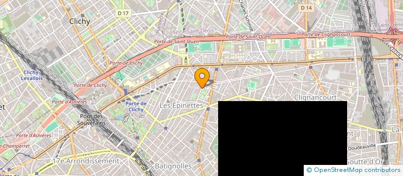 localisation de l'entreprise SYNDIC COPRO 23  25 RUE JEAN LECLAIRE  PARIS