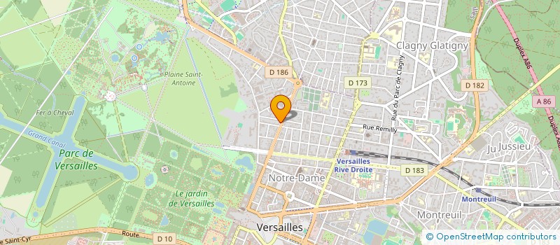 localisation de l'entreprise SYNDIC COPRO 23 TER BD DU ROI à VERSAILLES