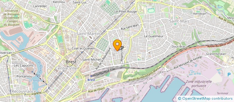 localisation de l'entreprise SYNDIC COPRO 24 RUE LEVOT à BREST