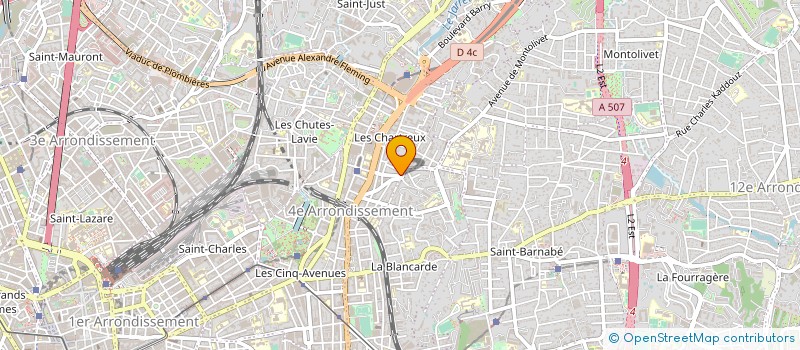 localisation de l'entreprise SYNDIC COPRO 25 BD DAUZAC à MARSEILLE