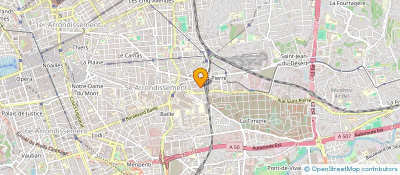 localisation de l'entreprise SYNDIC COPRO 25 IMPASSE SARTURAN  MARSEILLE