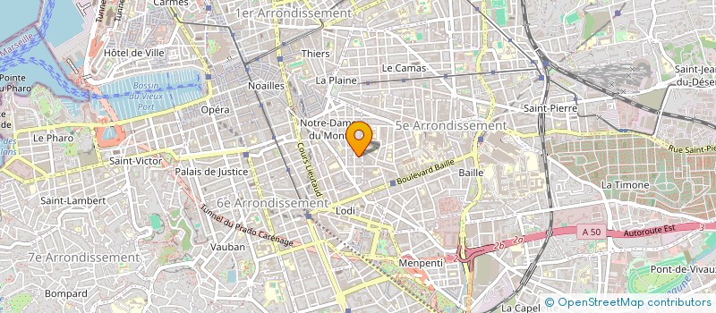 localisation de l'entreprise SYNDIC COPRO 25 RUE NAVARIN à MARSEILLE