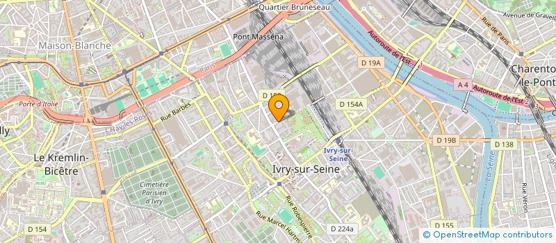 localisation de l'entreprise SYNDIC COPRO 27 AVE LEDRU ROLLIN à IVRY-SUR-SEINE