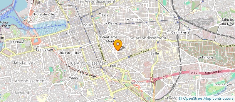 localisation de l'entreprise SYNDIC COPRO 29 RUE D'ALGER à MARSEILLE