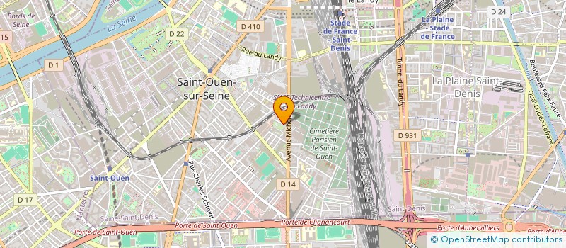 localisation de l'entreprise SYNDIC COPRO 3 IMP AUBERT à SAINT-OUEN-SUR-SEINE