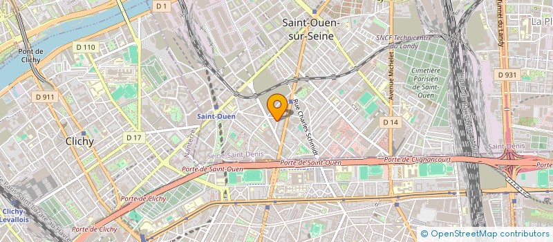 localisation de l'entreprise SYNDIC COPRO 32 RUE GARIBALDI à SAINT-OUEN-SUR-SEINE
