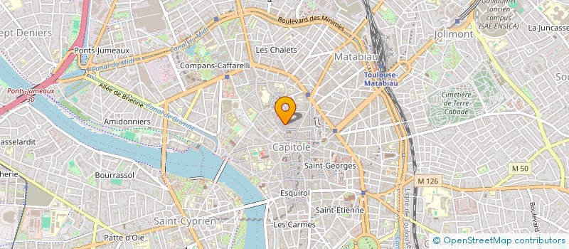 localisation de l'entreprise SYNDIC COPRO 36 RUE DU TAUR à TOULOUSE