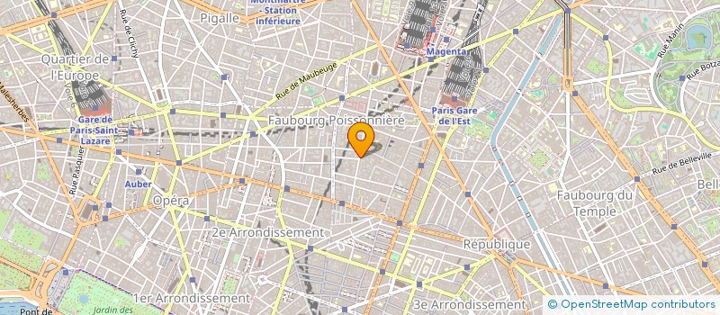 localisation de l'entreprise SYNDIC COPRO 38 RUE D HAUTEVILLE  PARIS