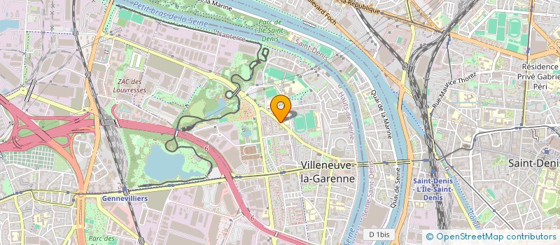 localisation de l'entreprise SYNDIC COPRO 39 BD CHARLES DE GAULLE  VILLENEUVE-LA-GARENNE