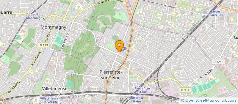 localisation de l'entreprise SYNDIC COPRO 4 A 10 AV GALLIENI à PIERREFITTE-SUR-SEINE