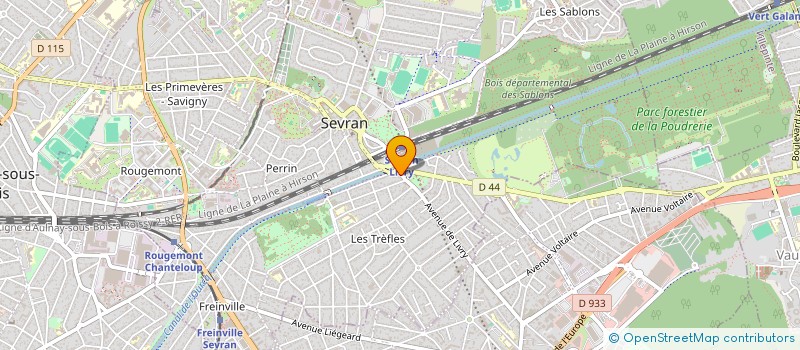 localisation de l'entreprise SYNDIC COPRO 4 AVENUE DE LIVRY à SEVRAN