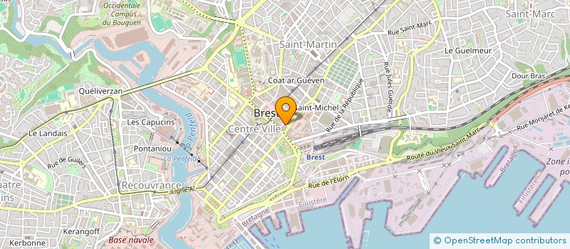 localisation de l'entreprise SYNDIC COPRO 4 R FARIGOUL  BREST