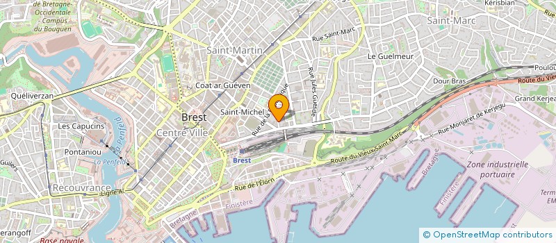 localisation de l'entreprise SYNDIC COPRO 4 R VILLARET JOYEUSE à BREST