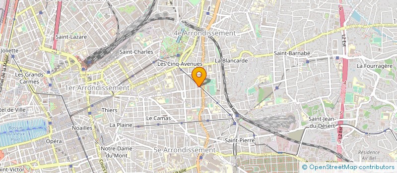 localisation de l'entreprise SYNDIC COPRO 40 AVENUE MARECHAL FOCH à MARSEILLE 4EME