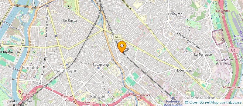 localisation de l'entreprise SYNDIC COPRO 40 RUE FAURIEL  TOULOUSE