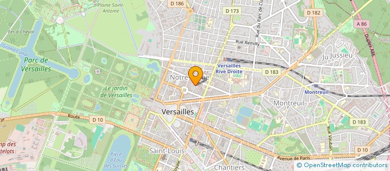 localisation de l'entreprise SYNDIC COPRO à VERSAILLES