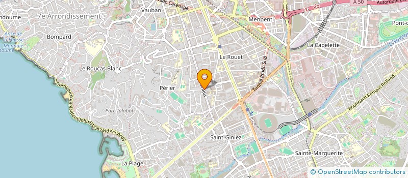 localisation de l'entreprise SYNDIC COPRO 429 R PARADIS à MARSEILLE