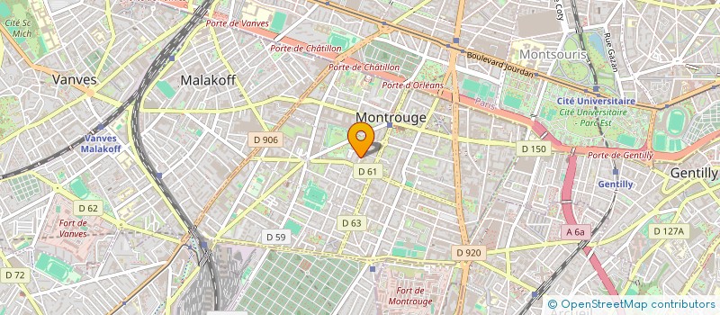 localisation de l'entreprise SYNDIC COPRO  MONTROUGE