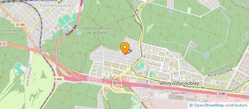 localisation de l'entreprise SYNDIC COPRO 46 R LAVOISIER  VELIZY-VILLACOUBLAY