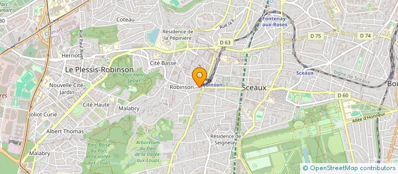 localisation de l'entreprise SYNDIC COPRO.5/11 AV ROBINSON  CHATENAY-MALABRY