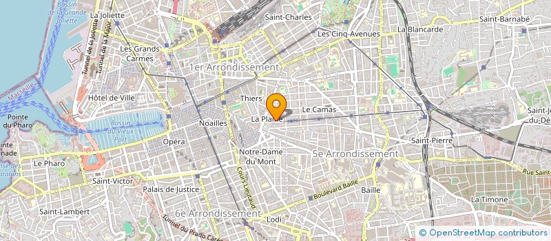 localisation de l'entreprise SYNDIC COPRO 5 BD CHAVE à MARSEILLE