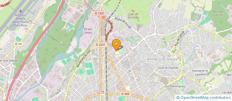 localisation de l'entreprise SYNDIC COPRO 50 GARAGES  ANNECY