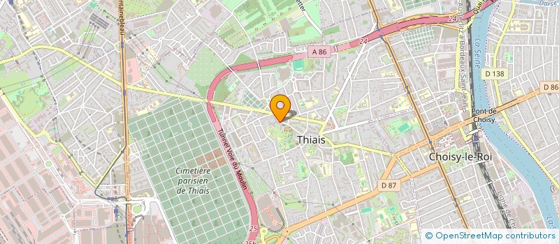 localisation de l'entreprise SYNDIC COPRO 53 A 69 RUE MAUREPAS à THIAIS