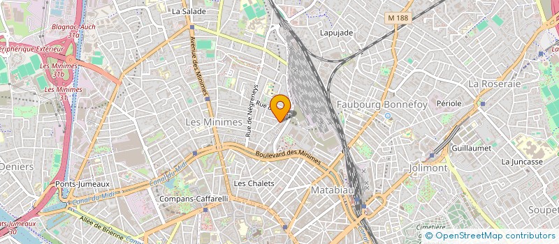 localisation de l'entreprise SYNDIC COPRO 54 RUE PIERRE CAZENEUVE à TOULOUSE