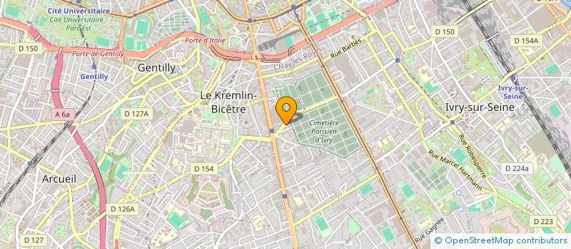 localisation de l'entreprise SYNDIC COPRO 6 8 10 ED MICHELET  LE KREMLIN-BICETRE