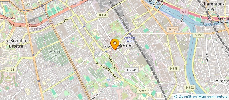 localisation de l'entreprise SYNDIC COPRO 6 RUE JB CLEMENT à IVRY-SUR-SEINE