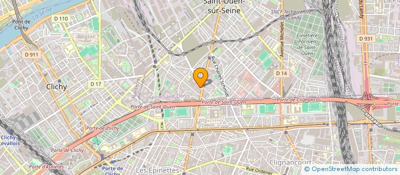 localisation de l'entreprise SYNDIC COPRO 64 AV CAPITAINE GLARNER à SAINT-OUEN-SUR-SEINE
