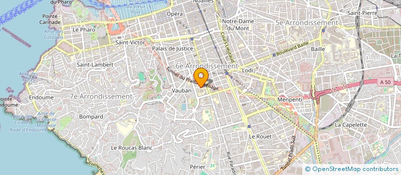 localisation de l'entreprise SYNDIC COPRO 67 RUE JEAN FIOLLE à MARSEILLE 6EME